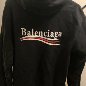 Balenciaga Campaign Logo Hoodie